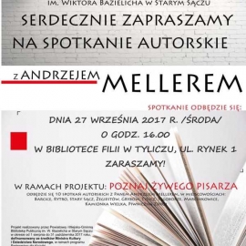 Spotkanie z pisarzem i podróżnikiem – Andrzejem Mellerem